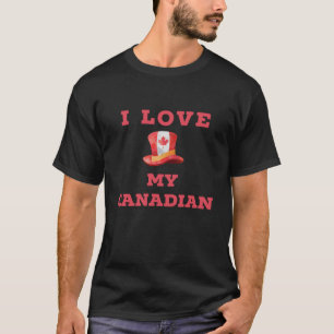 Ik hou van mijn Canadese Pet Cadeft T-shirt