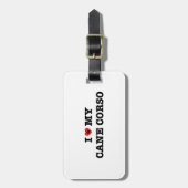 Ik Hou Van Mijn Cane Corso Bagage Label (Voorkant verticaal)