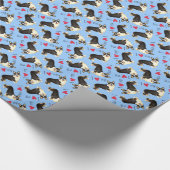 Ik hou van mijn Cardigan Welsh Corgi Cadeaupapier (Hoek)