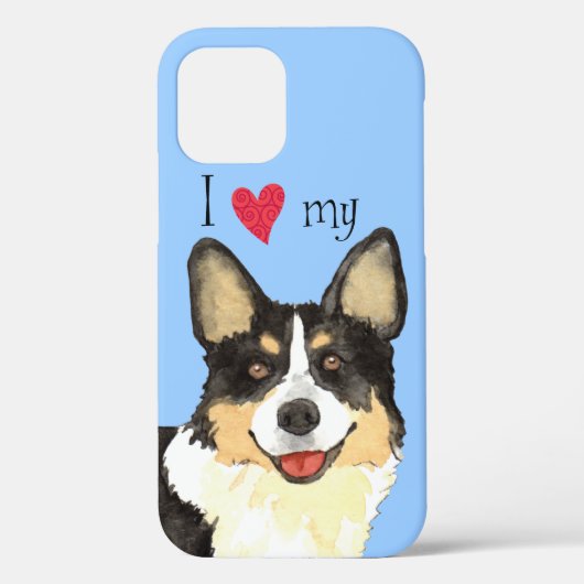 Ik hou van mijn Cardigan Welsh Corgi Case-Mate iPhone Case (Achterkant)
