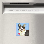 Ik hou van mijn Cardigan Welsh Corgi Magneet (Insitu (Vaatwasser))