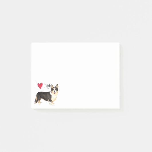 Ik hou van mijn Cardigan Welsh Corgi Post-it® Notes (Voorkant)