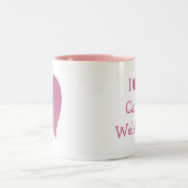 Ik hou van mijn Cardigan Welsh Corgi Tweekleurige Koffiemok (Center)