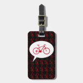 ik hou van mijn cartoon bagagelabel (Voorkant verticaal)