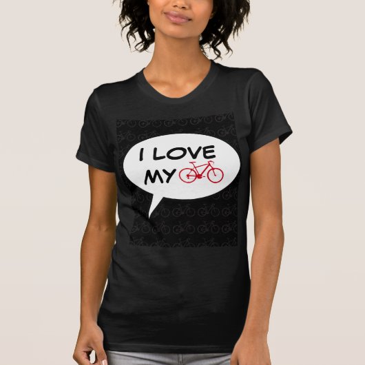 ik hou van mijn cartoon t-shirt (Voorkant)