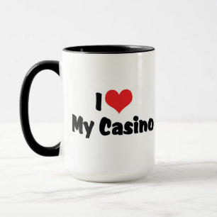 Ik hou van mijn casinohart - Las Vegas gokken Mok