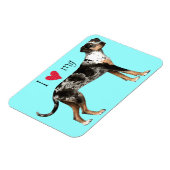 Ik hou van mijn Catahoula Magneet (Linkerzijde)