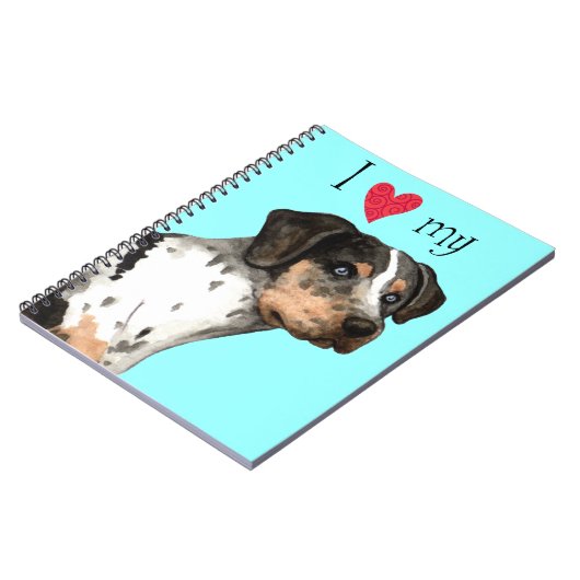 Ik hou van mijn Catahoula Notitieboek (Linkerzijde)