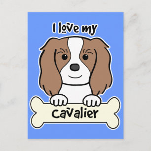 Ik hou van mijn Cavalier King Charles Spaniel Briefkaart
