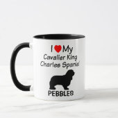 Ik hou van mijn Cavalier King Charles Spaniel Dog Mok (Links)