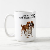 Ik hou van mijn Cavalier King Charles Spaniel Koffiemok (Links)