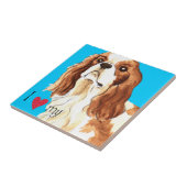 Ik hou van mijn Cavalier Tegeltje (Zijkant)