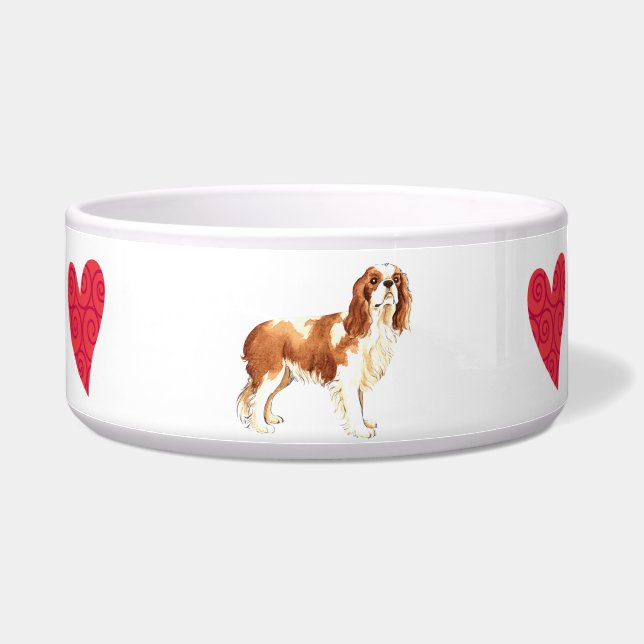 Ik hou van mijn Cavalier Voerbakje (Rechts)