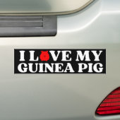 Ik hou van mijn CAVIA Bumpersticker (Op auto)