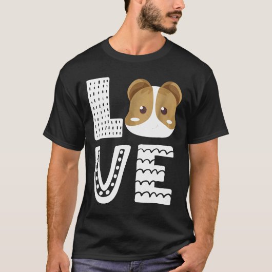 Ik hou van mijn cavia t-shirt (Voorkant)