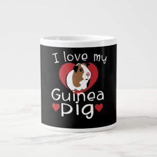 Ik hou van mijn cavia's grote koffiekop
