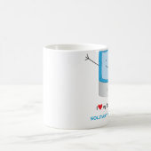 Ik hou van mijn centrifuge koffiemok (Center)