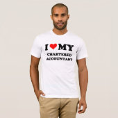 Ik hou van mijn charteraccountant t-shirt (Voorkant volledig)