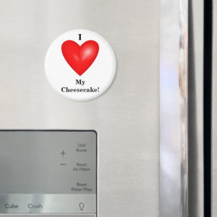 Ik hou van mijn Cheesecake Magnet