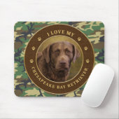 Ik hou van mijn Chesapeake Bay Retriever Cammo-Mui Muismat (Met muis)