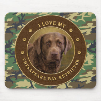 Ik hou van mijn Chesapeake Bay Retriever Cammo-Mui Muismat