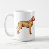 Ik hou van mijn Chesapeake Bay Retriever Koffiemok (Links)