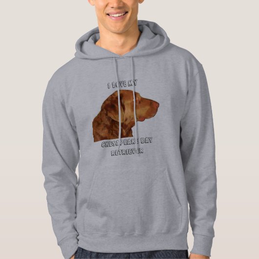 Ik hou van mijn Chesapeake Bay Retriever Shirt (Voorkant)