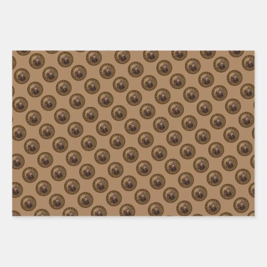 Ik hou van mijn Chesapeake Bay Retriever-wrappingp Inpakpapier Vel (Voorkant 2)