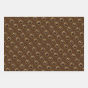 Ik hou van mijn Chesapeake Bay Retriever-wrappingp Inpakpapier Vel