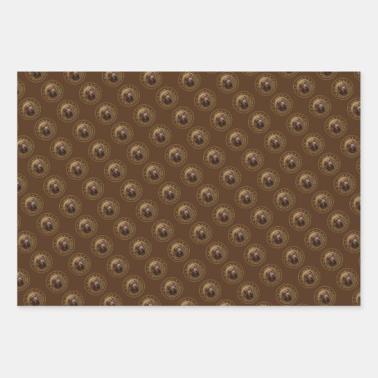 Ik hou van mijn Chesapeake Bay Retriever-wrappingp Inpakpapier Vel (Voorkant)