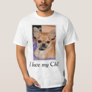 Ik hou van mijn Chi Chihuahua Shirt Foto toevoegen