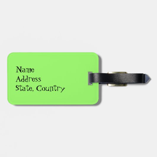 Ik hou van mijn Chihuahua Bagagelabel (Achterkant horizontaal)