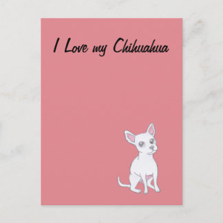 Ik hou van mijn Chihuahua Briefkaart