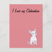 Ik hou van mijn Chihuahua Briefkaart (Voorkant)