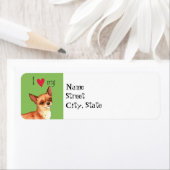 Ik hou van mijn Chihuahua Etiket (Insitu)