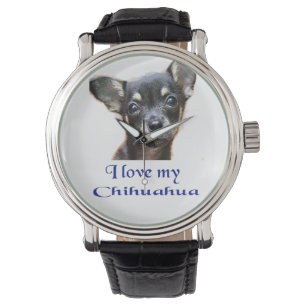 Ik hou van mijn Chihuahua Horloge