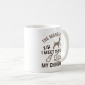 Ik hou van mijn Chihuahua Koffiemok (Voorkant rechts)