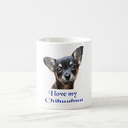 Ik hou van mijn chihuahua koffiemok (Center)