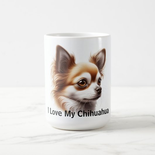 Ik hou van mijn Chihuahua Koffiemok (Center)