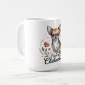 Ik hou van mijn chihuahua koffiemok (Voorkant links)
