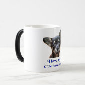 Ik hou van mijn Chihuahua Magische Mok (Voorkant links)