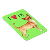 Ik hou van mijn Chihuahua Magneet (Rechterzijde)