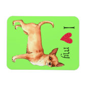 Ik hou van mijn Chihuahua Magneet (Horizontaal)