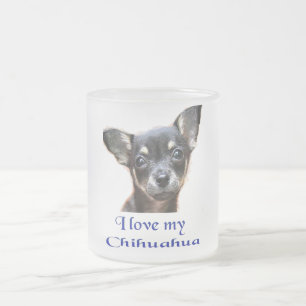 Ik hou van mijn Chihuahua Matglas Koffiemok