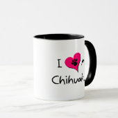 Ik hou van mijn Chihuahua Mok (Voorkant rechts)