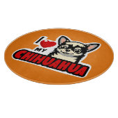 Ik hou van mijn Chihuahua Snijplank (Hoek)