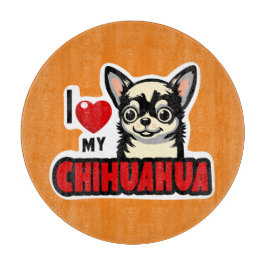 Ik hou van mijn Chihuahua Snijplank