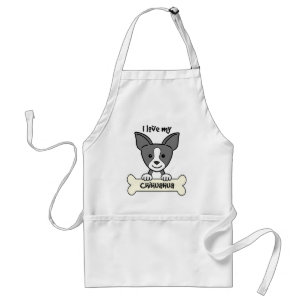 Ik hou van mijn Chihuahua Standaard Schort