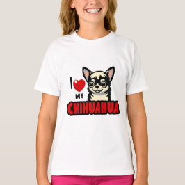 Ik hou van mijn Chihuahua T-shirt