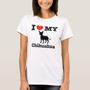 Ik hou van mijn Chihuahua T-shirt